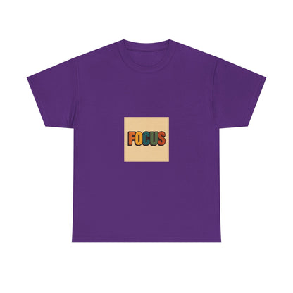 Focus Graphic Tee — Minimalist Motivational Cotton T-Shirt