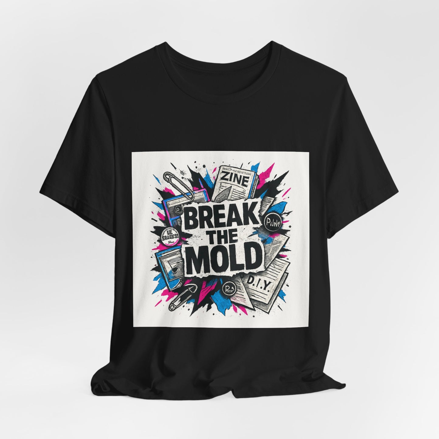 Break the Mold T‑Shirt — Graphic DIY Punk Pop Art Tee