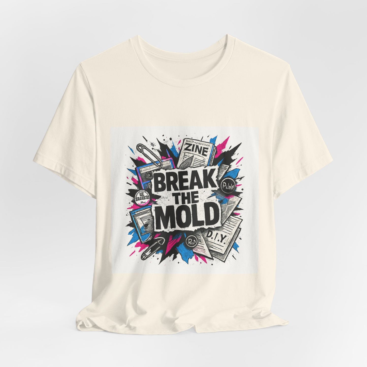 Break the Mold T‑Shirt — Graphic DIY Punk Pop Art Tee