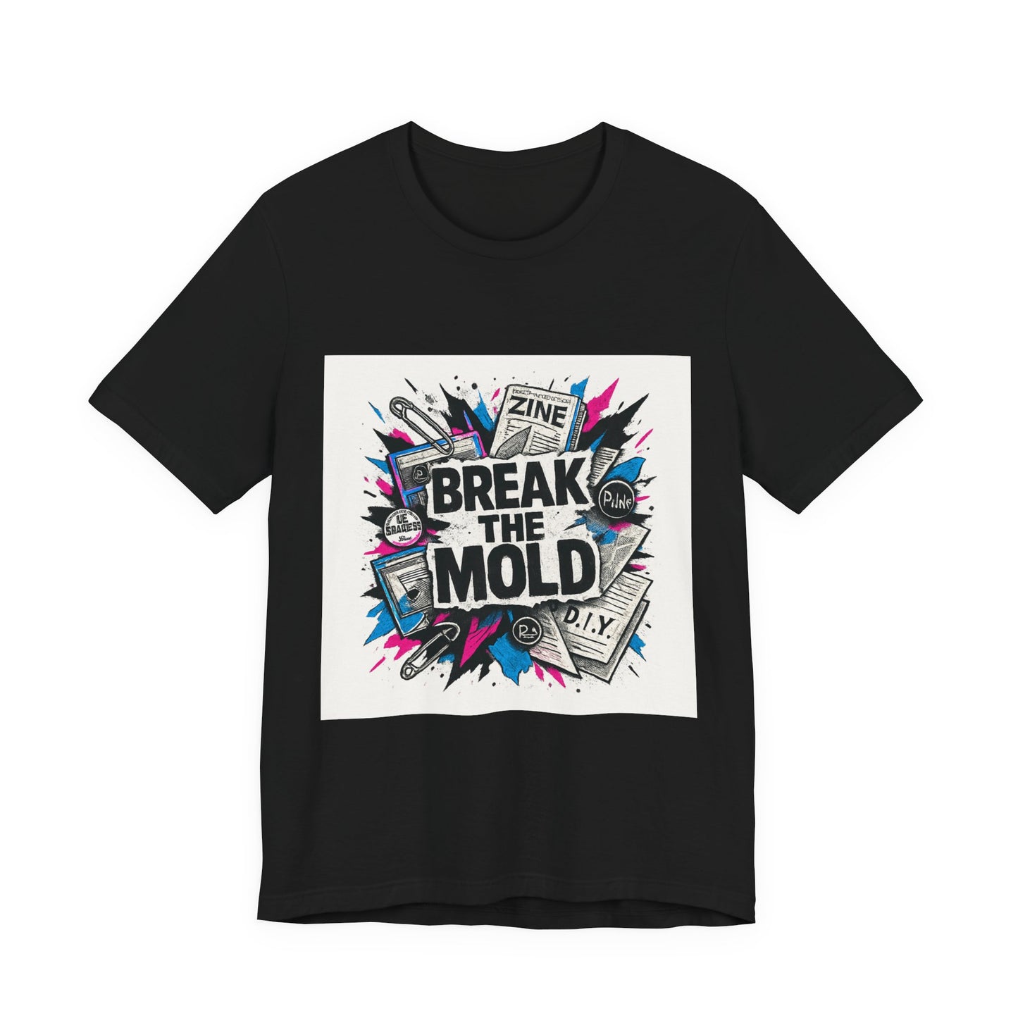 Break the Mold T‑Shirt — Graphic DIY Punk Pop Art Tee