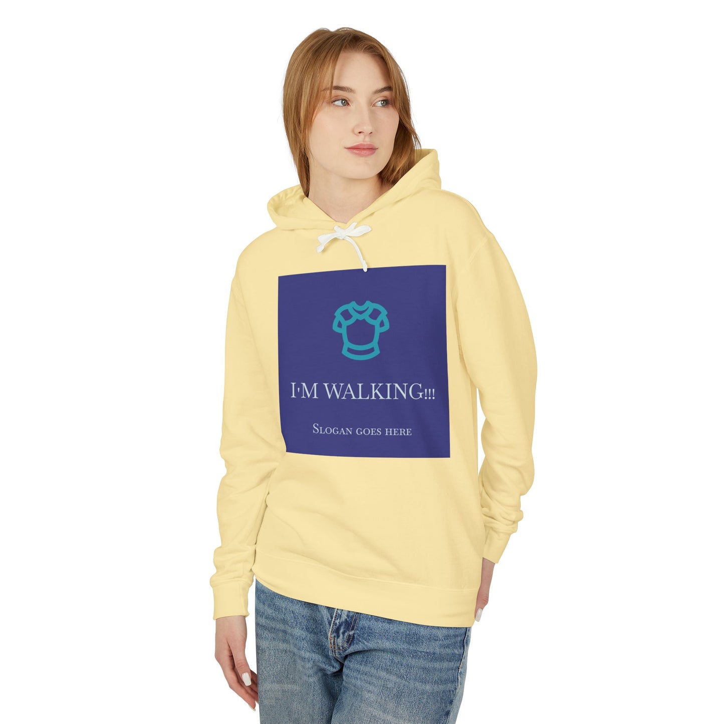 Walkathon Hoodie — "I'M WALKING!!!" Charity Event Sweatshirt