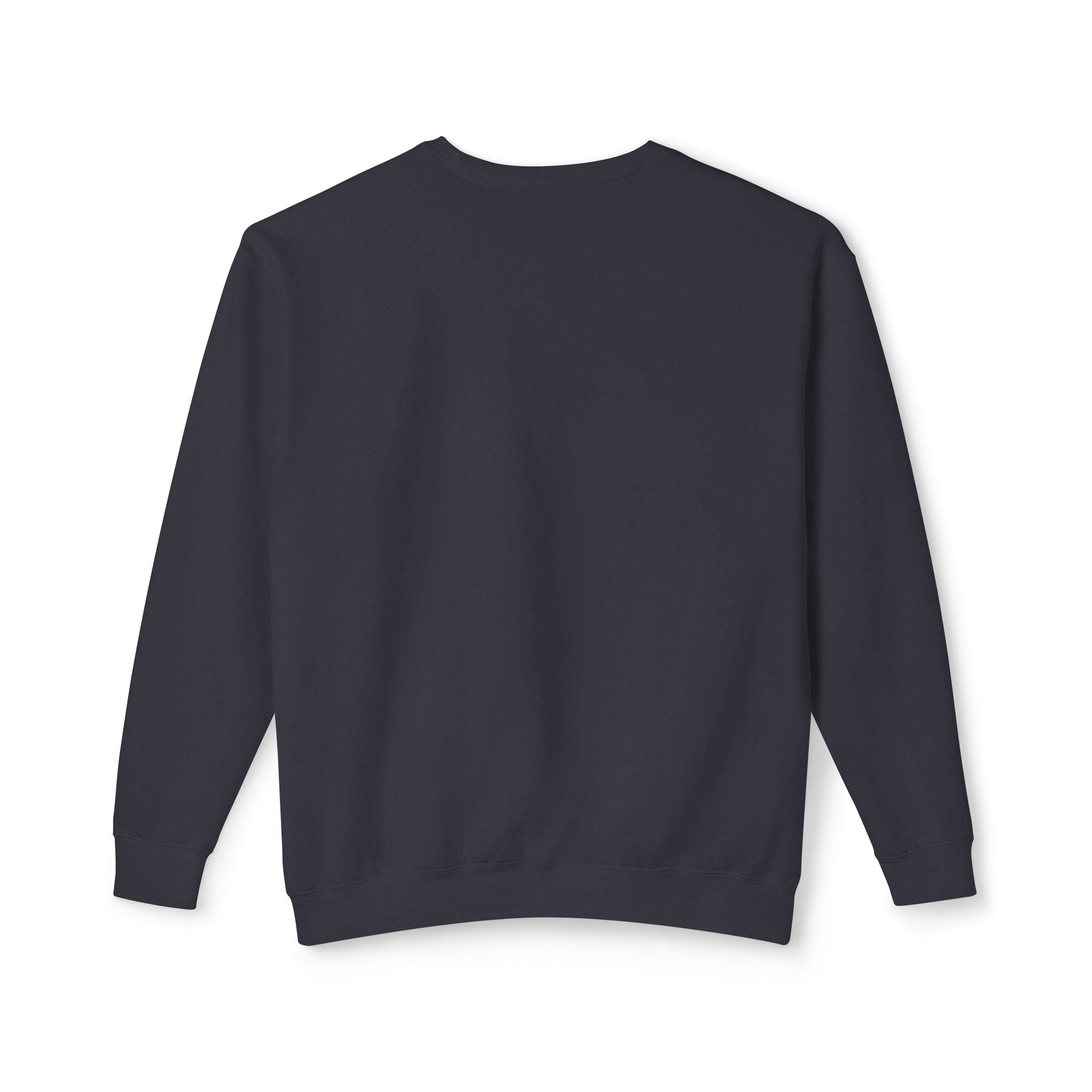 No! Minimalist Crewneck Sweatshirt — Bold Color Block Statement