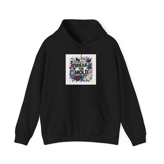 Break the Mold Graphic Hoodie – Motivational Streetwear Pullover