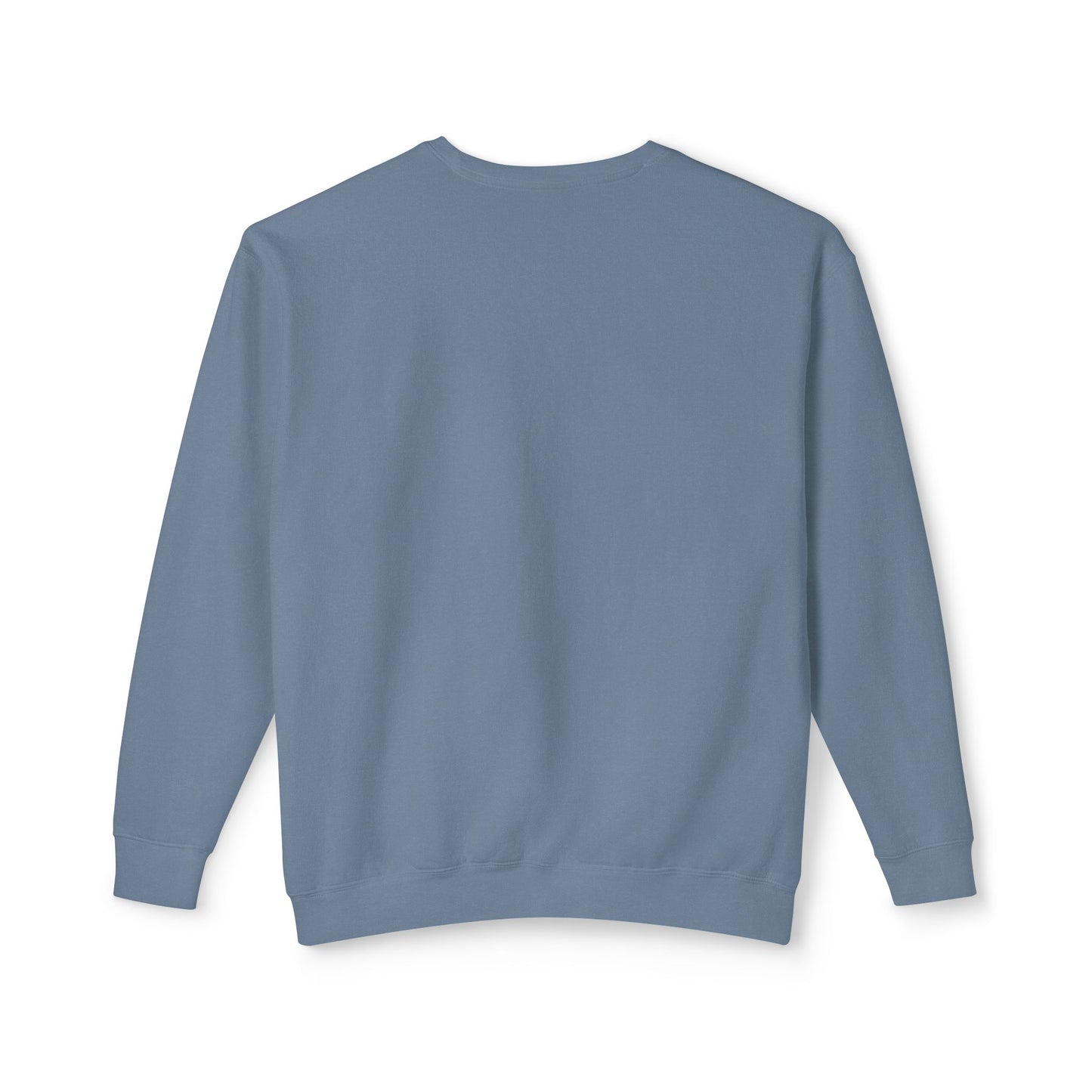 No! Minimalist Crewneck Sweatshirt — Bold Color Block Statement