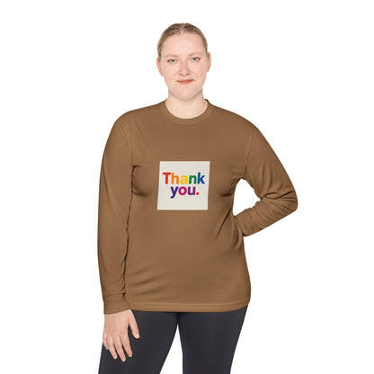 Thank You Rainbow Long Sleeve Tee