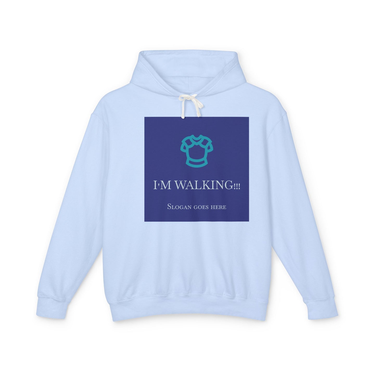 Walkathon Hoodie — "I'M WALKING!!!" Charity Event Sweatshirt