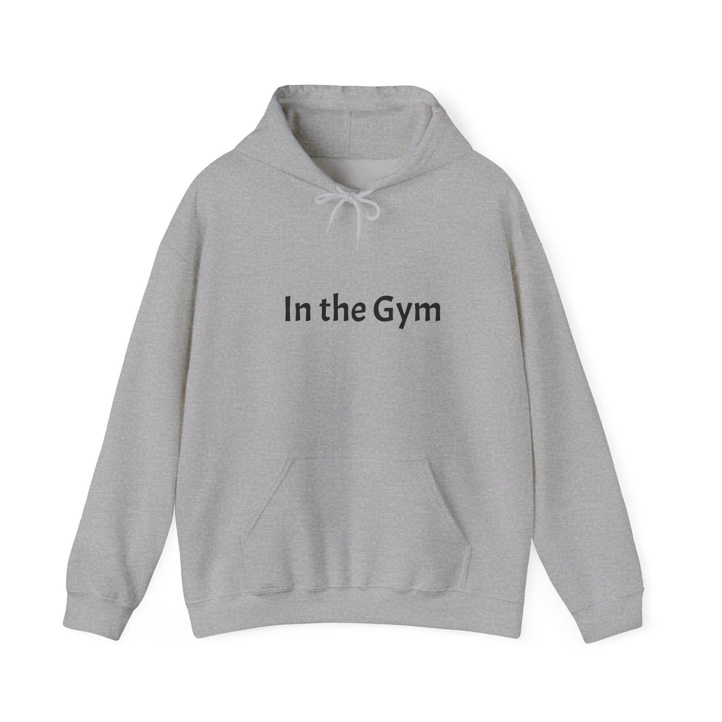 In the Gym Hoodie — Minimal Fitness Sweatshirt
