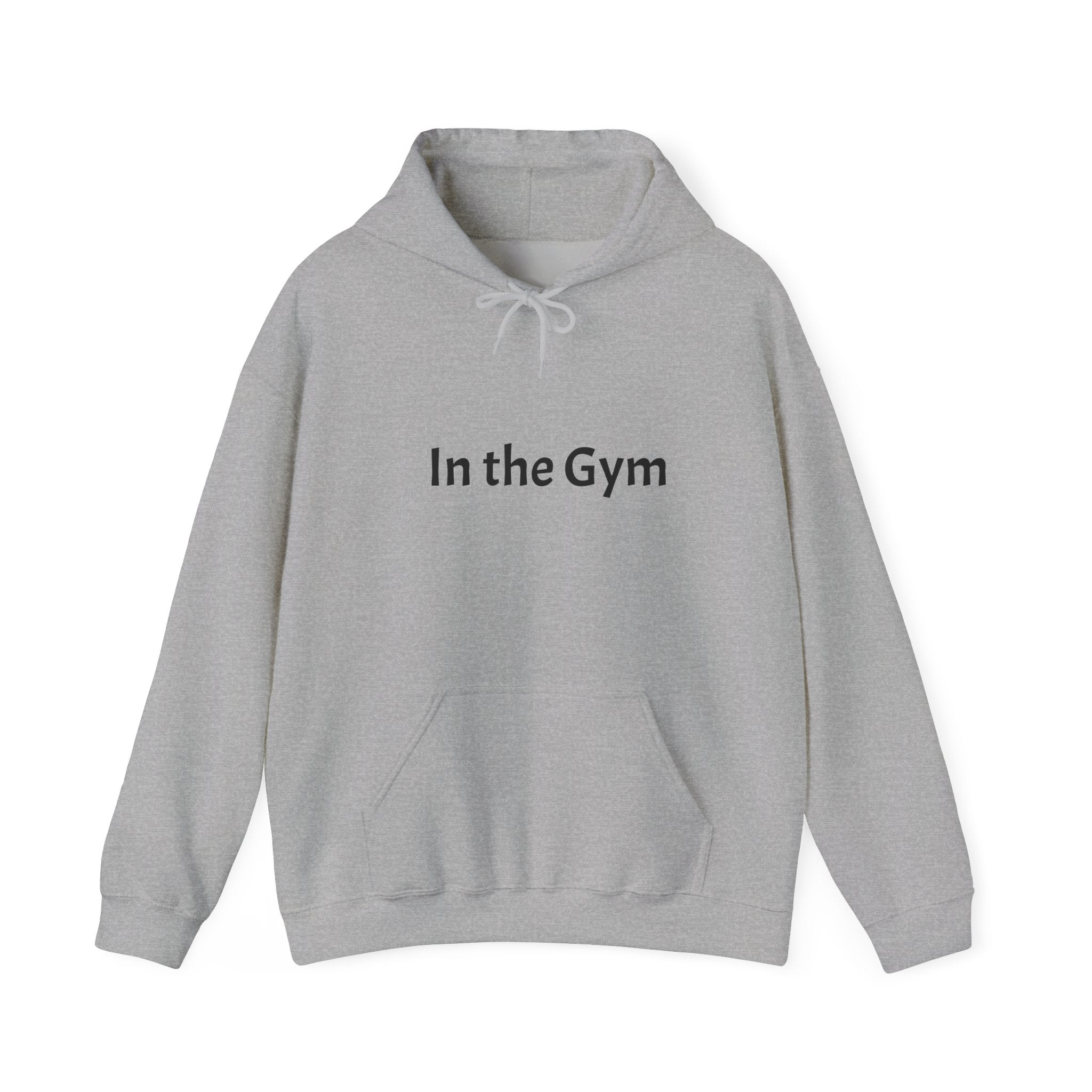 In the Gym Hoodie — Minimal Fitness Sweatshirt