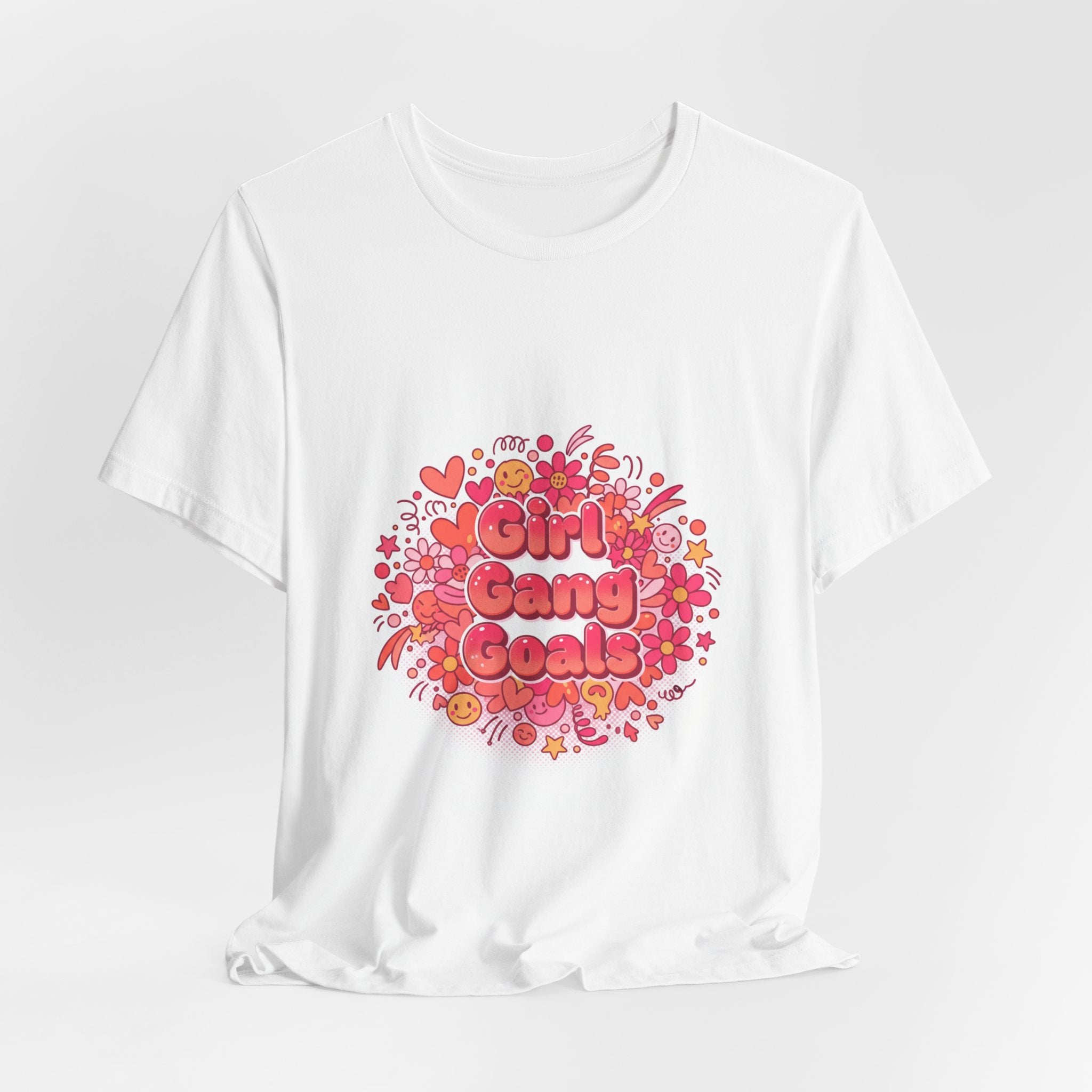 Girl Gang Goals Tee | Galentine's Squad Vibes, Female Friendship Art