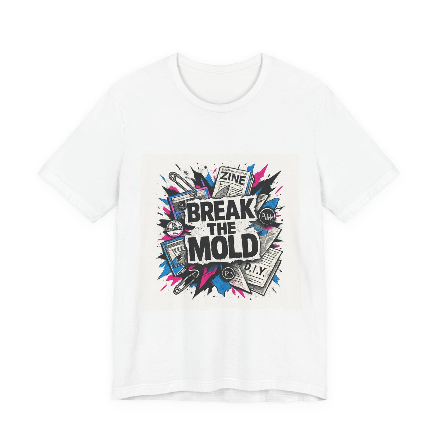 Break the Mold T‑Shirt — Graphic DIY Punk Pop Art Tee