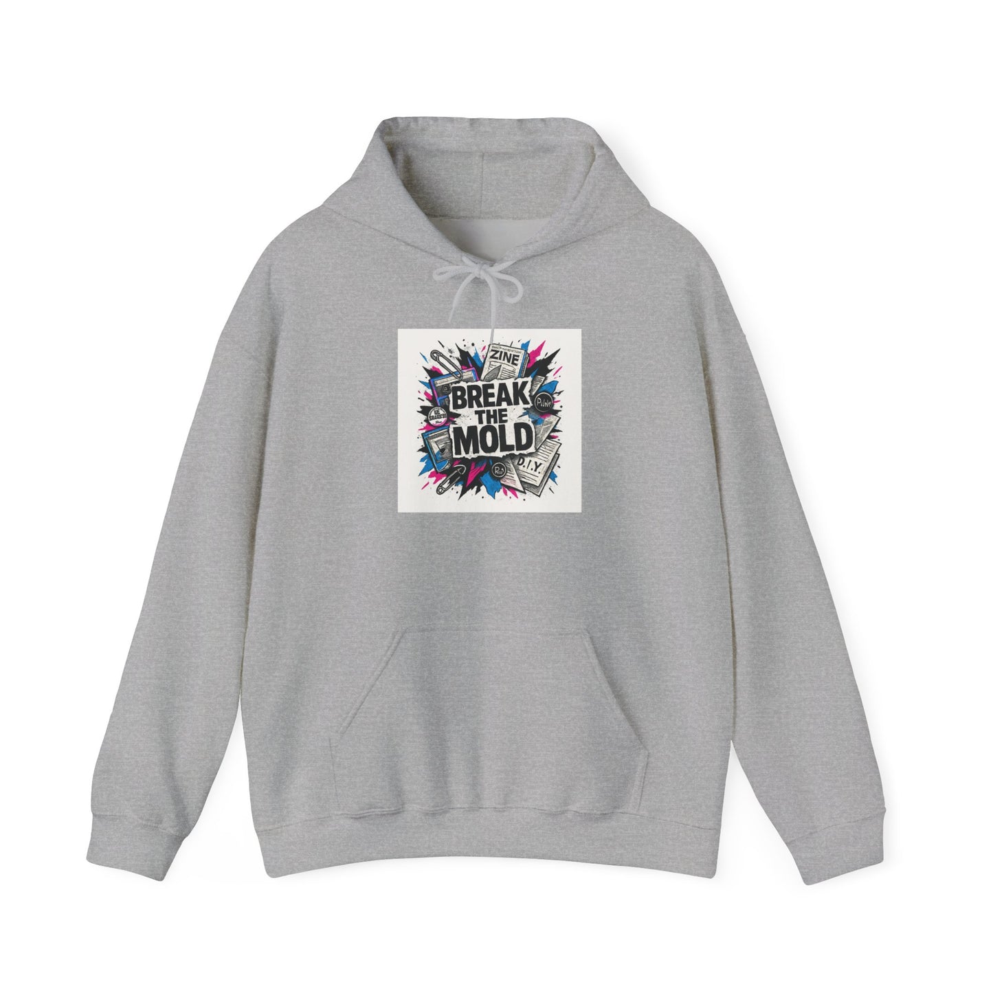 Break the Mold Graphic Hoodie – Motivational Streetwear Pullover