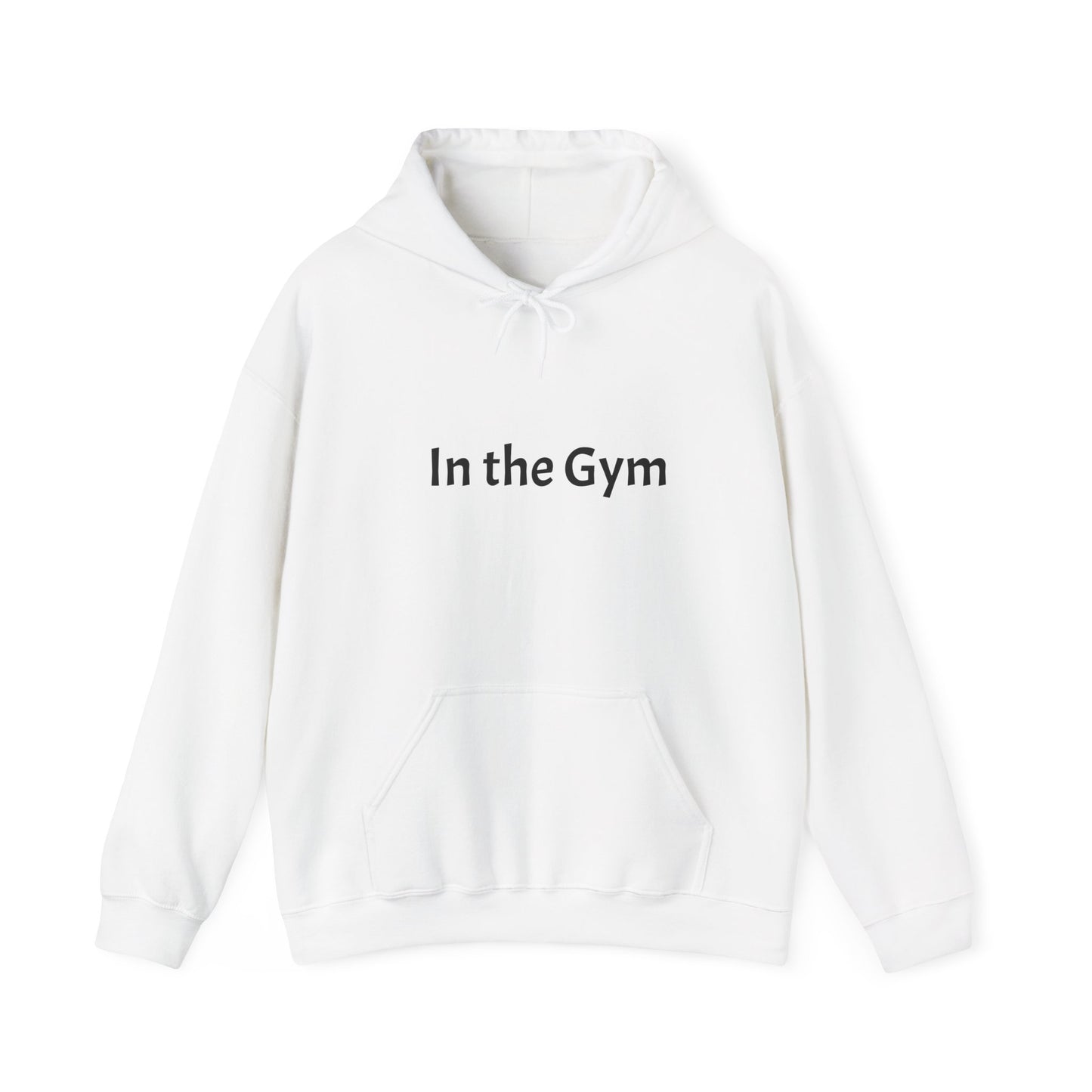 In the Gym Hoodie — Minimal Fitness Sweatshirt