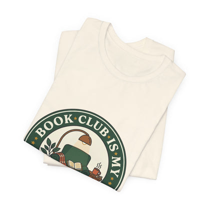 Book Club Is My Love Language Tee | Bookish, Cozy Reading, Library Aesthetic
