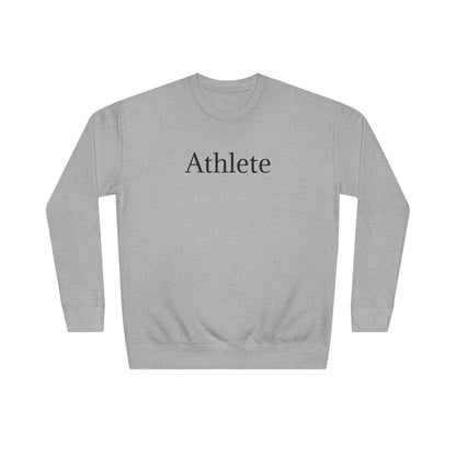 Athlete Crewneck Sweatshirt — Minimal Athletic Graphic Pullover