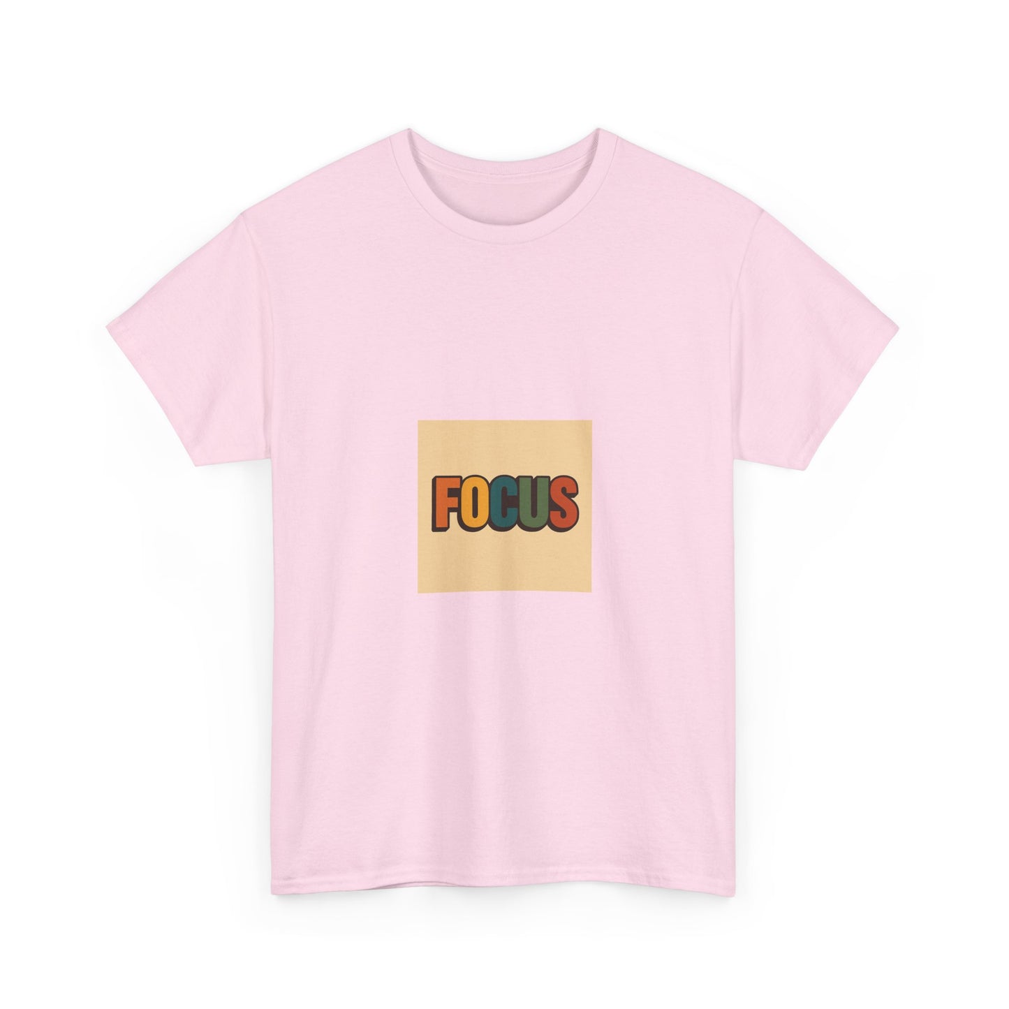 Focus Graphic Tee — Minimalist Motivational Cotton T-Shirt