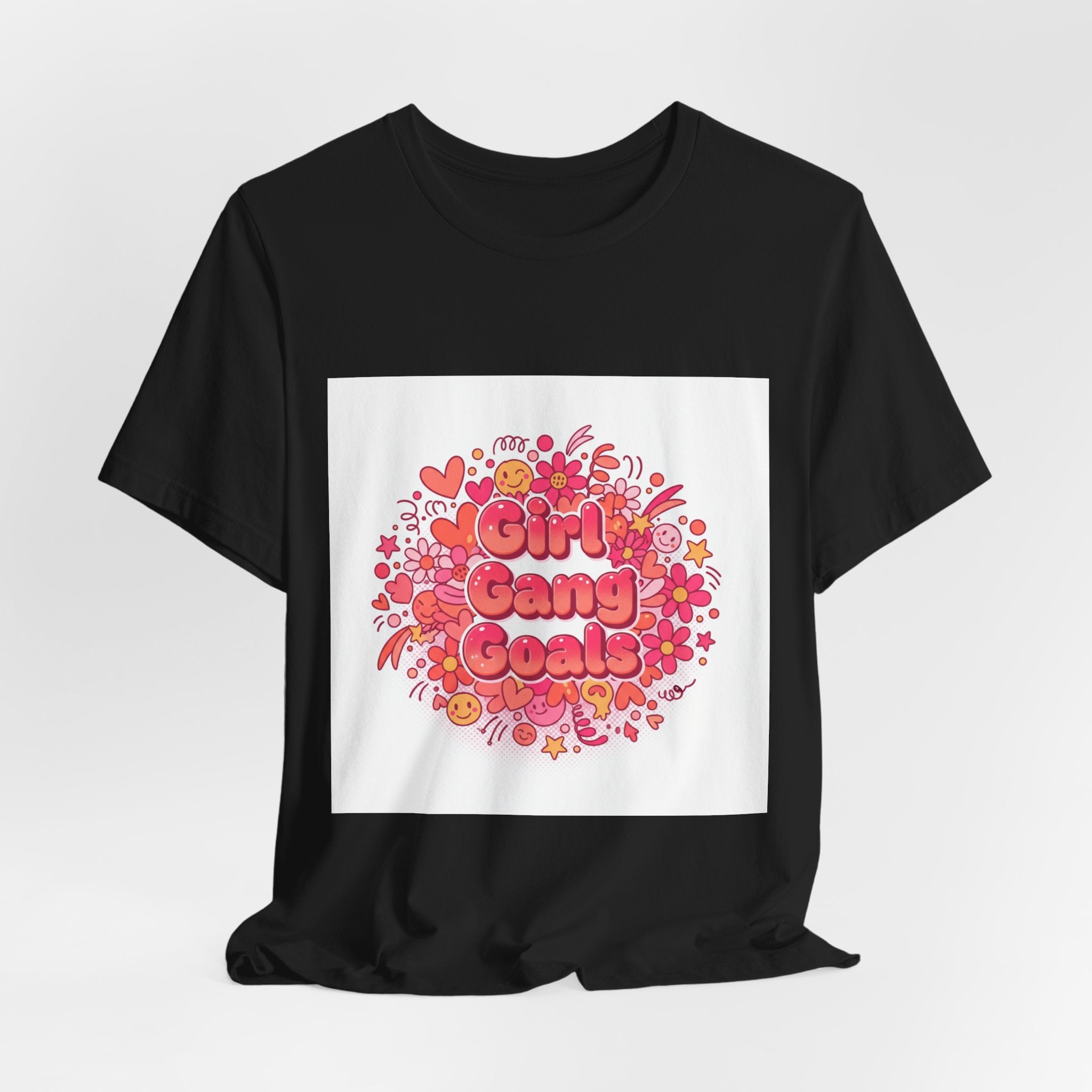 Girl Gang Goals Tee | Galentine's Squad Vibes, Female Friendship Art