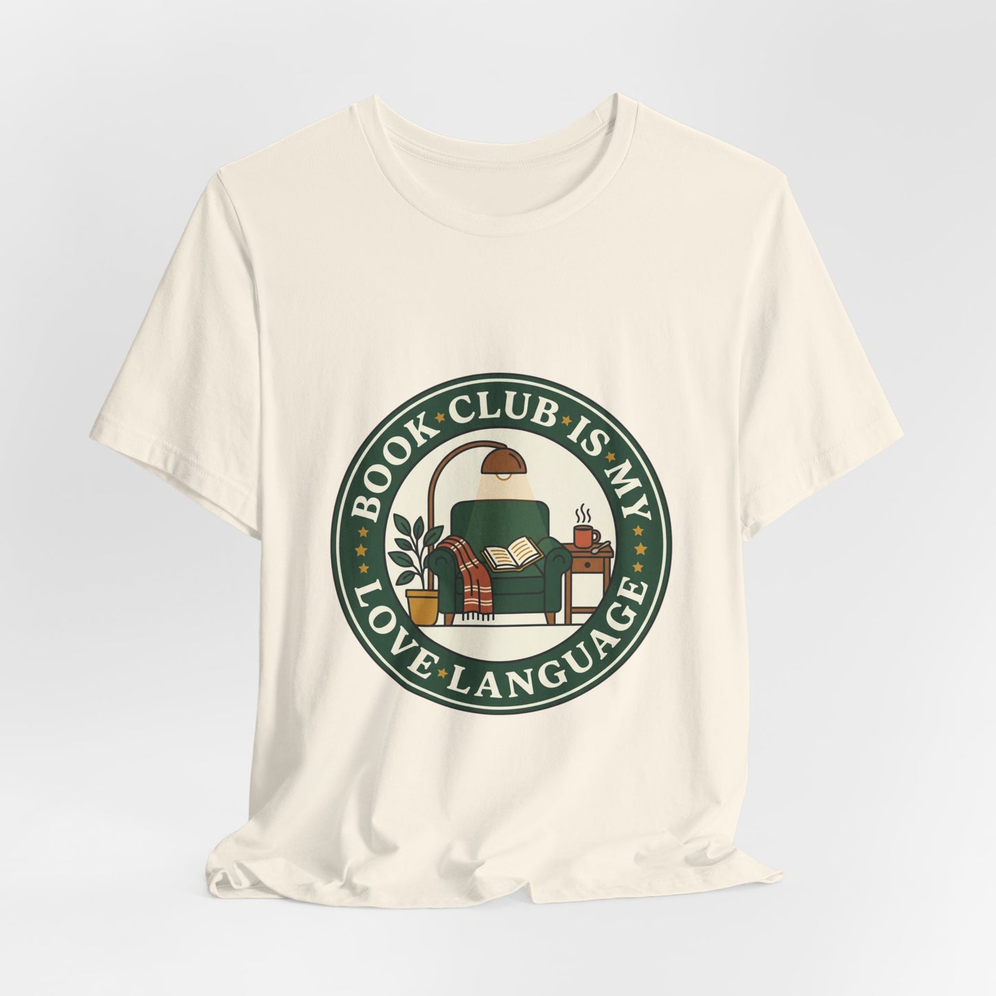 Book Club Is My Love Language Tee | Bookish, Cozy Reading, Library Aesthetic