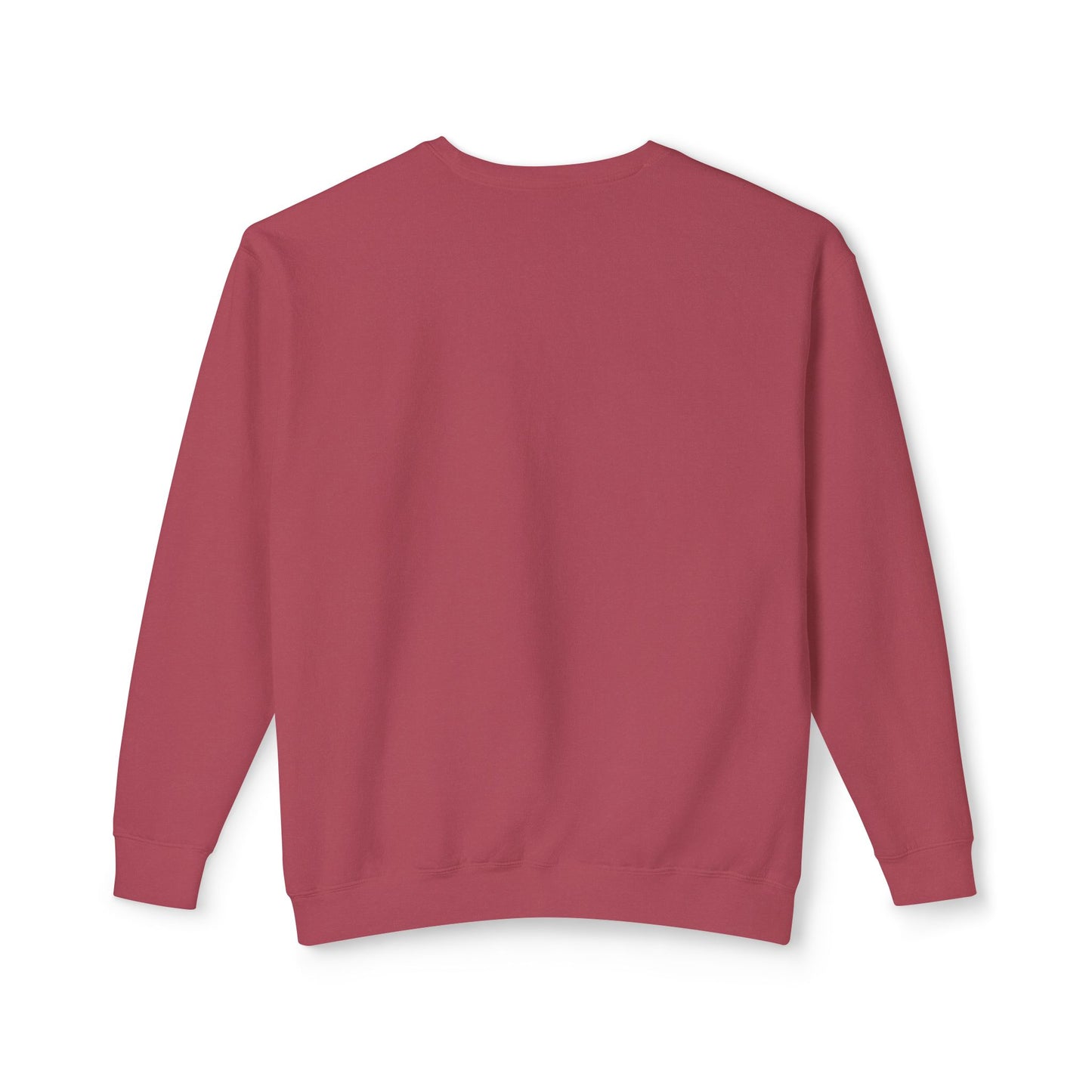 No! Minimalist Crewneck Sweatshirt — Bold Color Block Statement