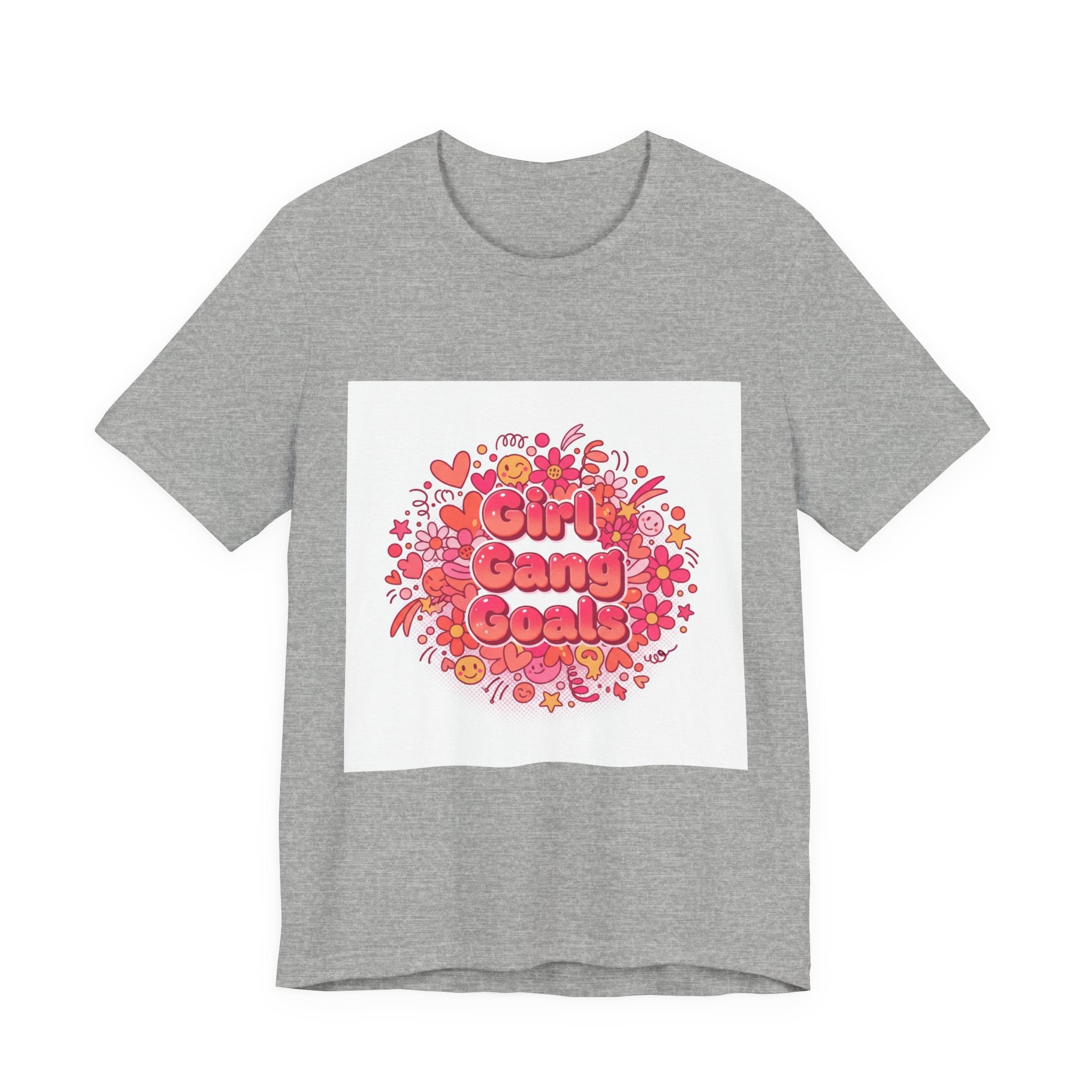 Girl Gang Goals Tee | Galentine's Squad Vibes, Female Friendship Art