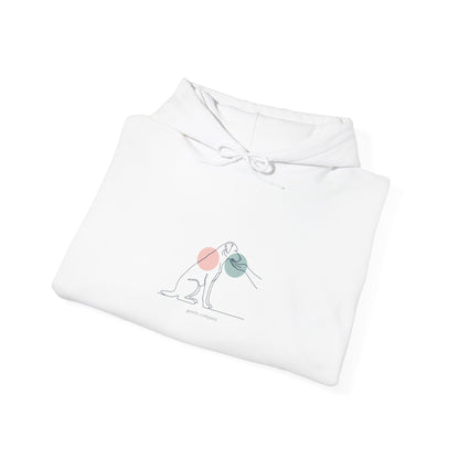 Minimal One-Line Pets Hoodie | minimal pet art, pet outline design