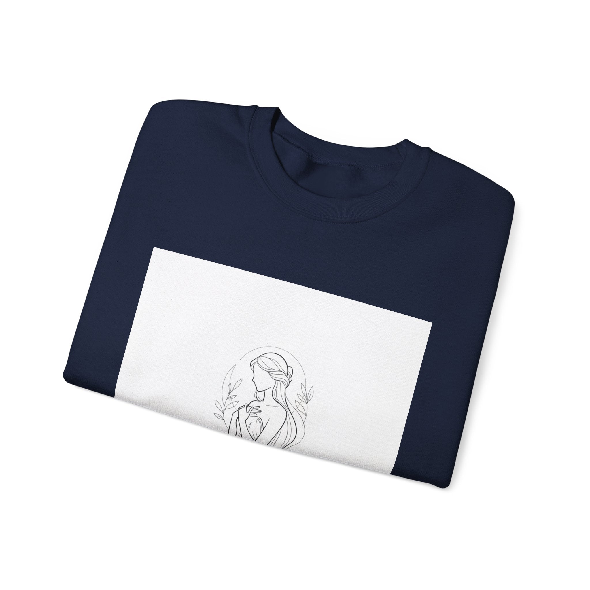 Wisdom Lies Within Crewneck Sweatshirt | mythic design, stoic philosophy art