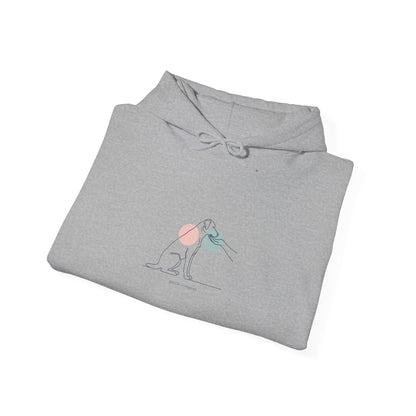 Minimal One-Line Pets Hoodie | minimal pet art, pet outline design