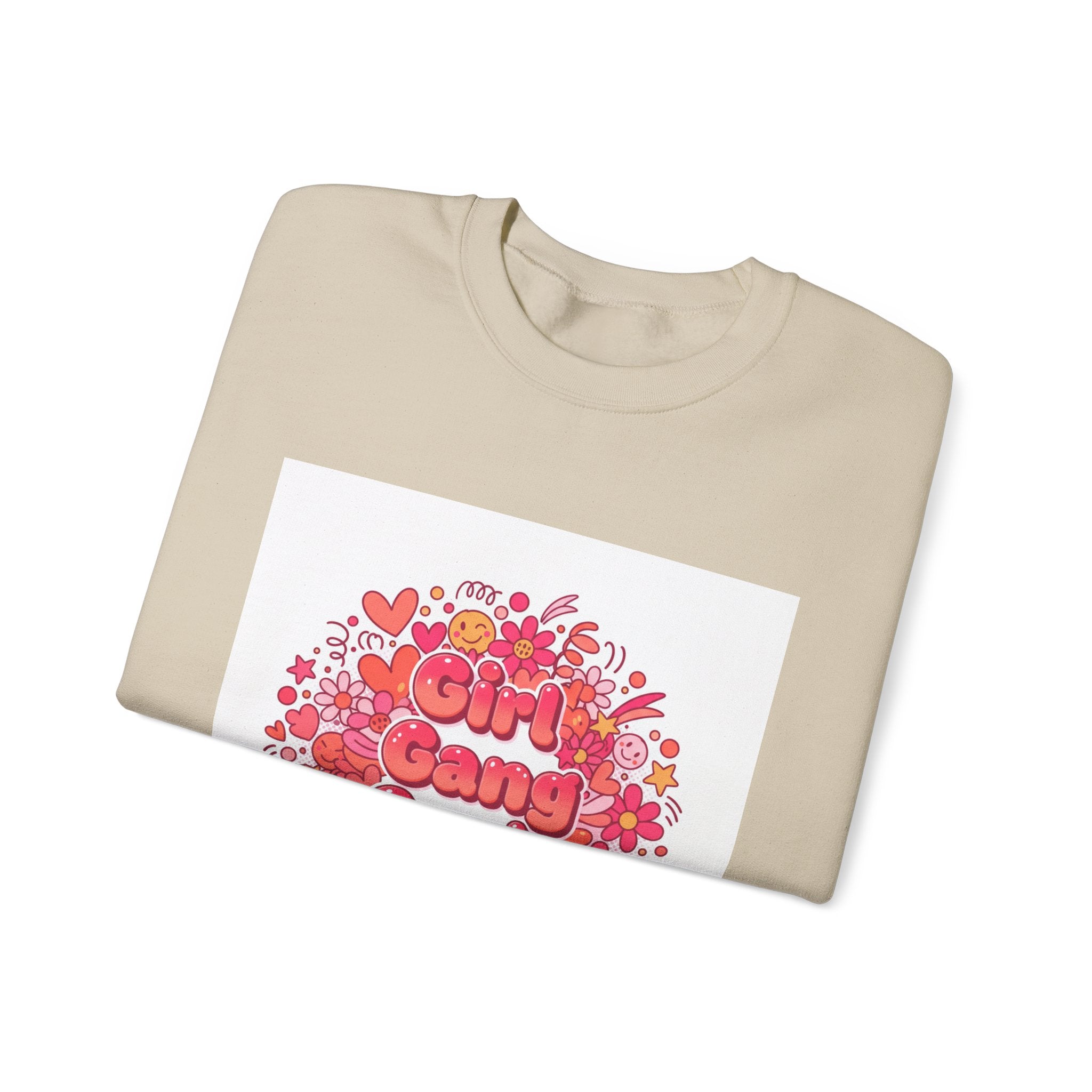 Girl Gang Goals Crewneck Sweatshirt | Galentine’s Squad Vibes, Female Friendship