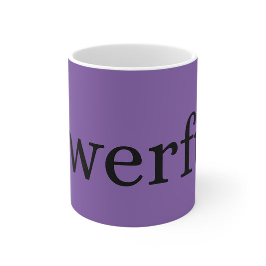 Rise & Shine Purple Coffee Mug — Inspirational 11oz Ceramic Mug