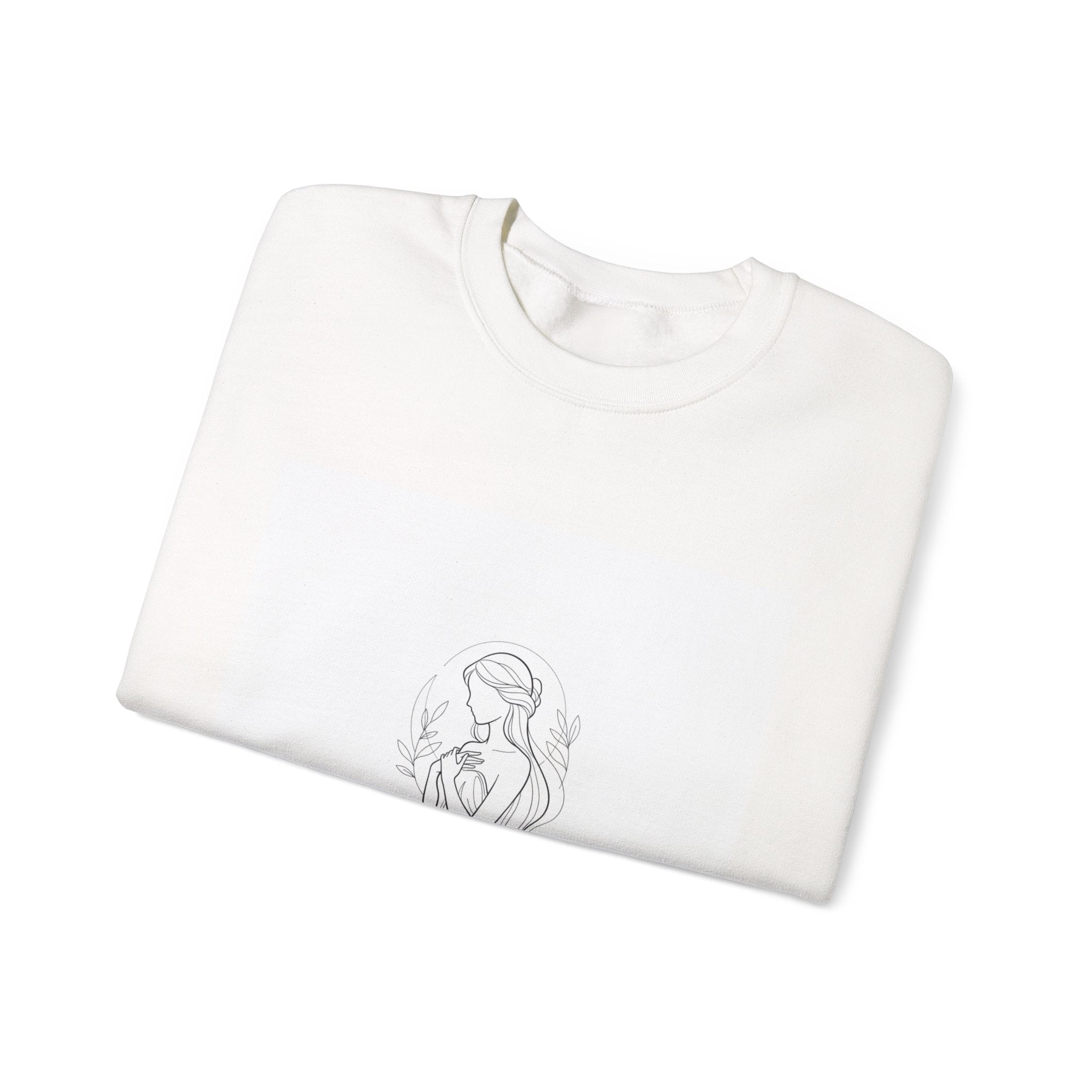 Wisdom Lies Within Crewneck Sweatshirt | mythic design, stoic philosophy art