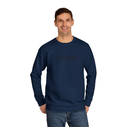 Athlete Crewneck Sweatshirt — Minimal Athletic Graphic Pullover