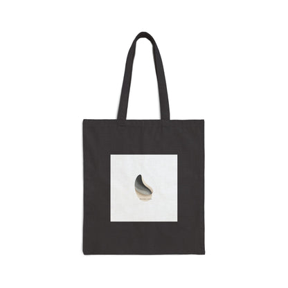 Minimal Abstract Cutout Tote, Quiet Luxury Neutral Minimalist, Subtle Texture Canvas