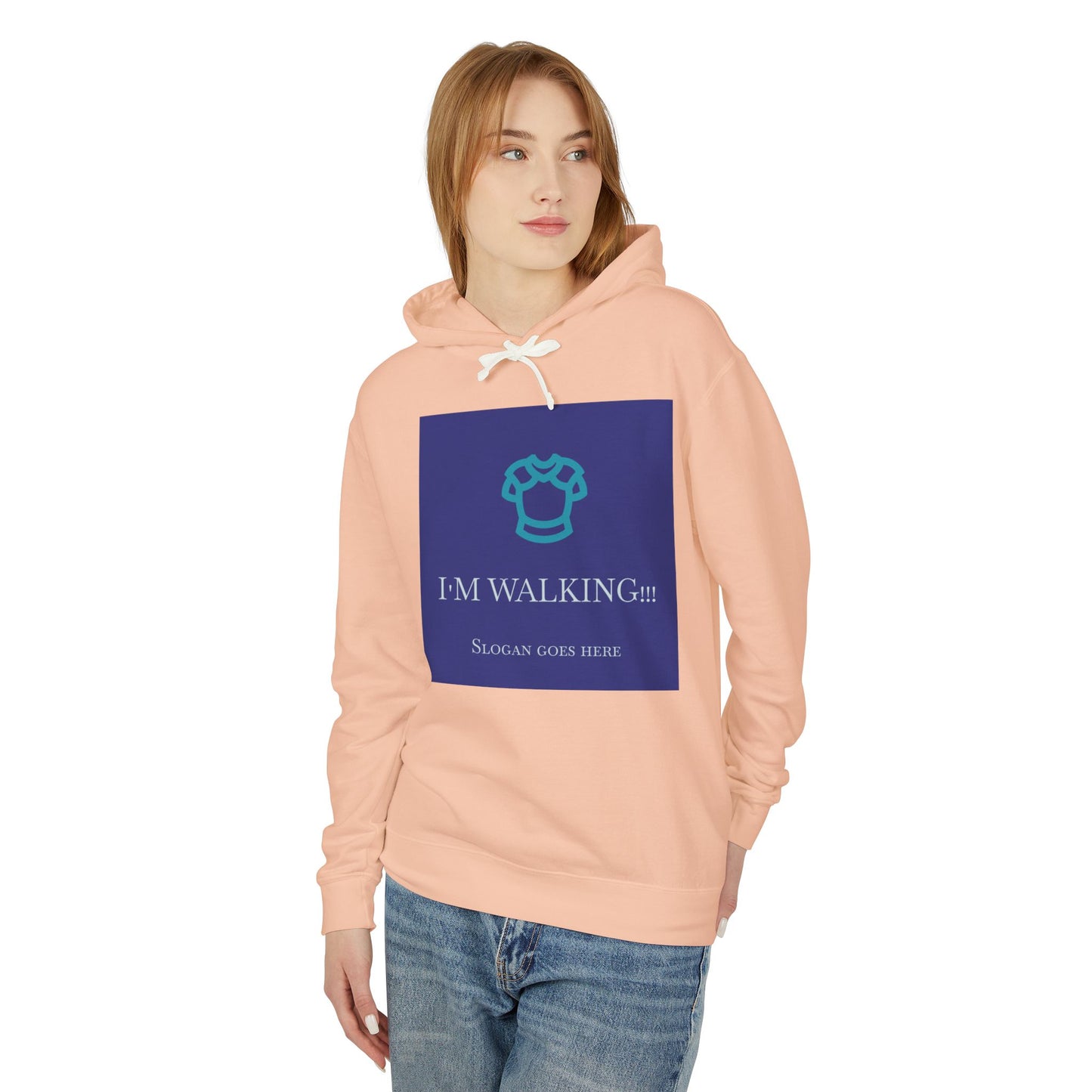 Walkathon Hoodie — "I'M WALKING!!!" Charity Event Sweatshirt