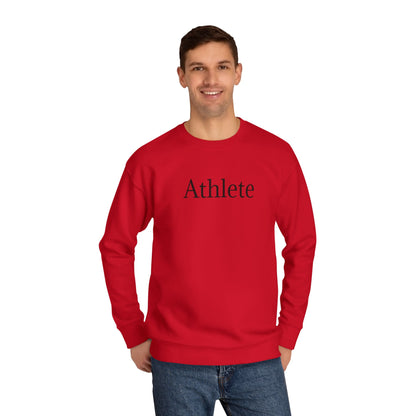 Athlete Crewneck Sweatshirt — Minimal Athletic Graphic Pullover