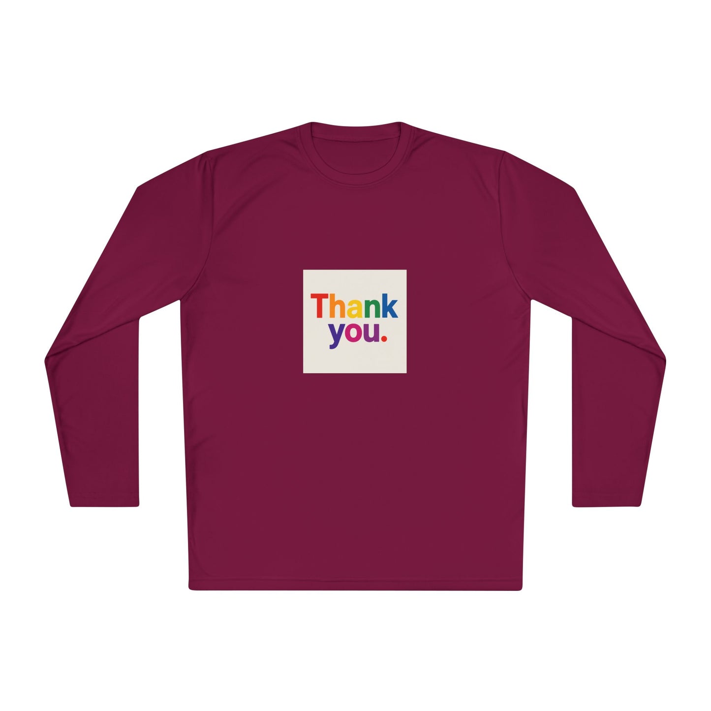Thank You Rainbow Long Sleeve Tee