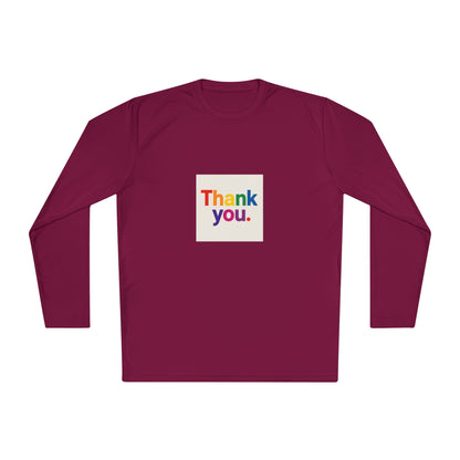 Thank You Rainbow Long Sleeve Tee