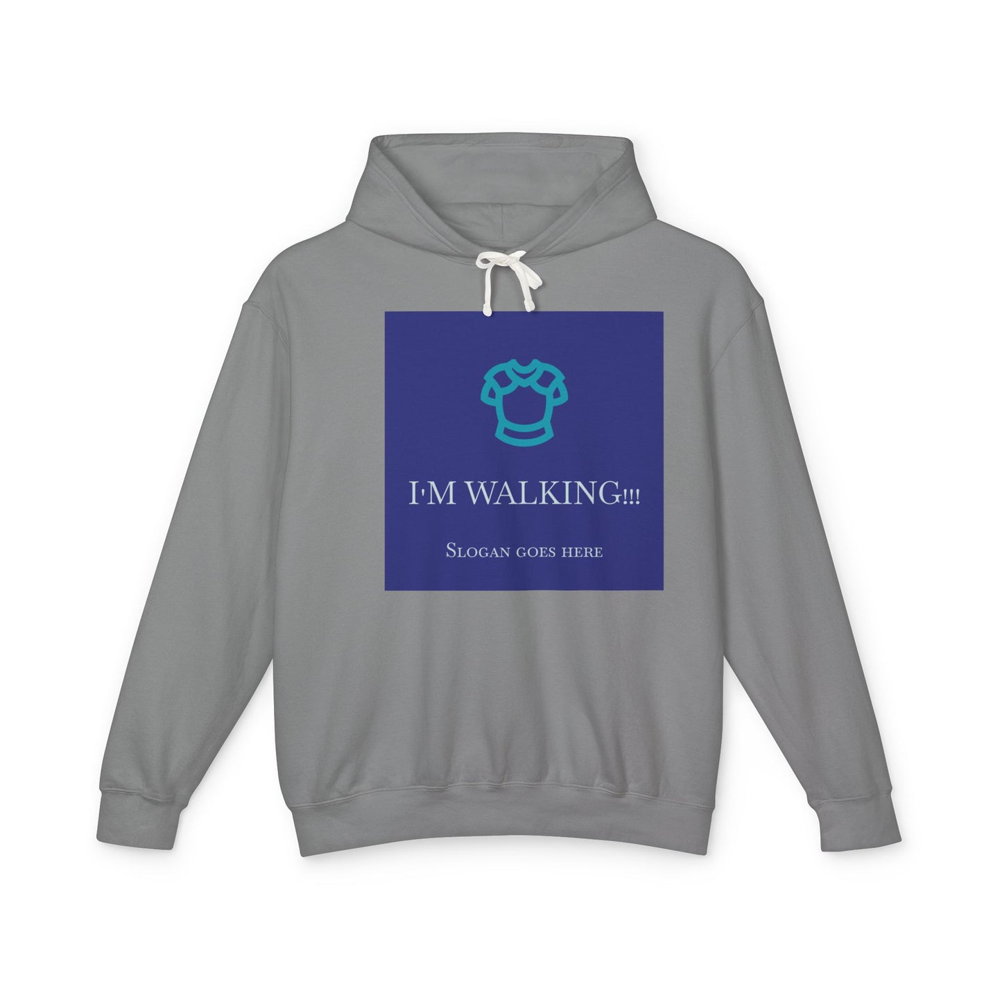 Walkathon Hoodie — "I'M WALKING!!!" Charity Event Sweatshirt