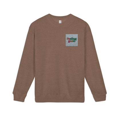 Nantucket Embroidered Crewneck Sweatshirt — Cozy Coastal Logo Pullover