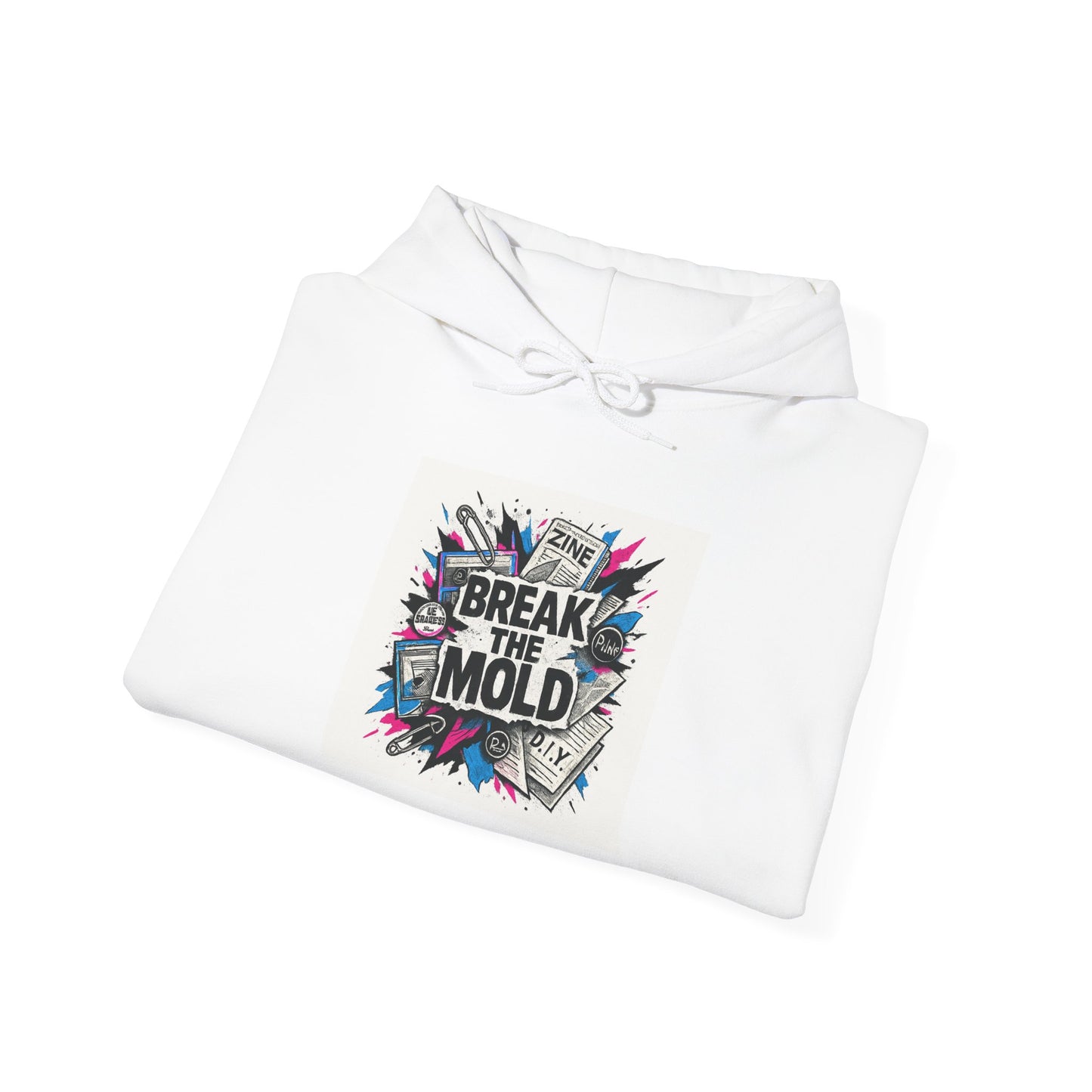 Break the Mold Graphic Hoodie – Motivational Streetwear Pullover