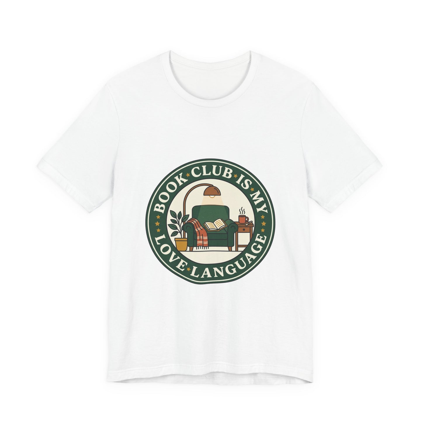 Book Club Is My Love Language Tee | Bookish, Cozy Reading, Library Aesthetic
