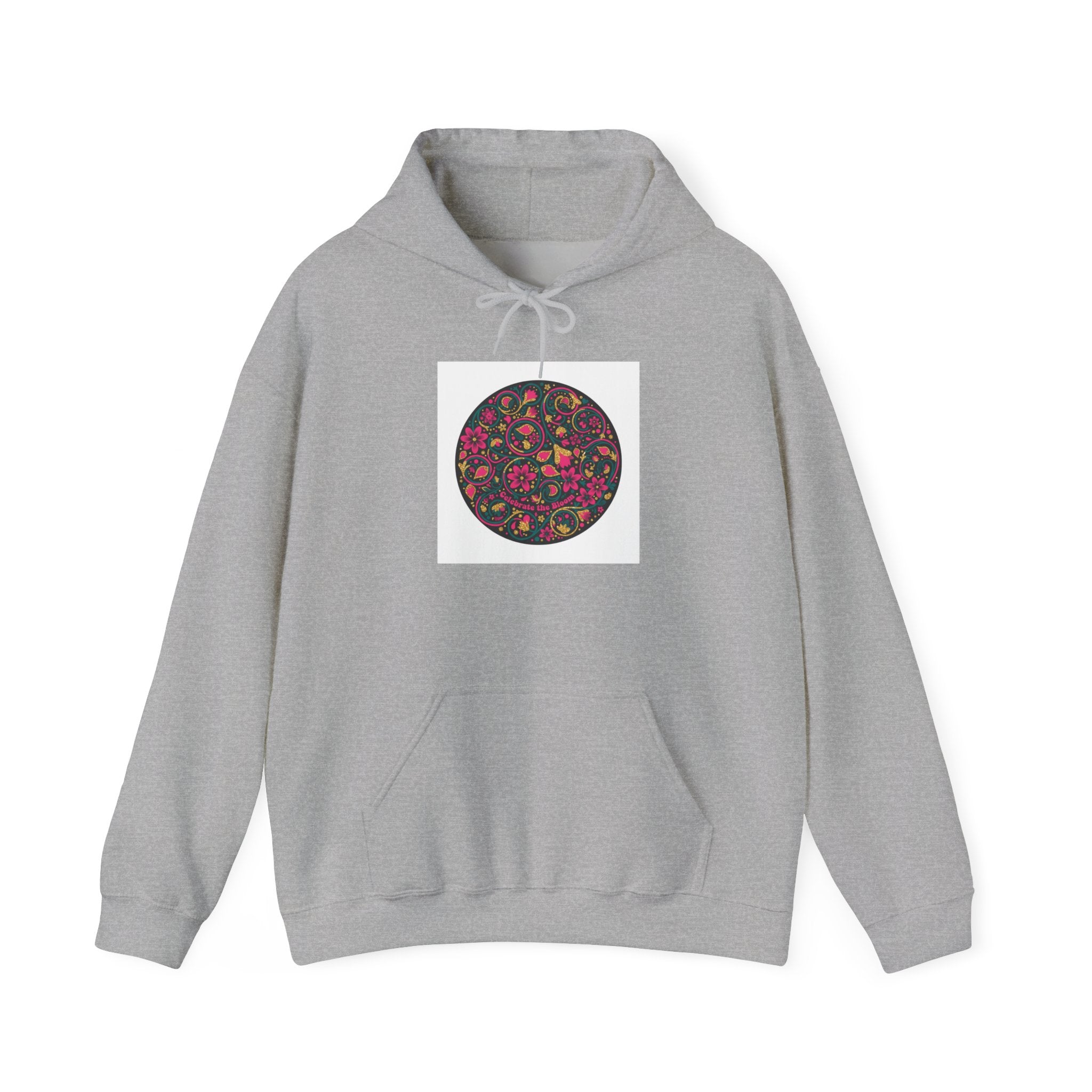 Disco Floral Paisley Hoodie | 70s Revival Maximalist Boho