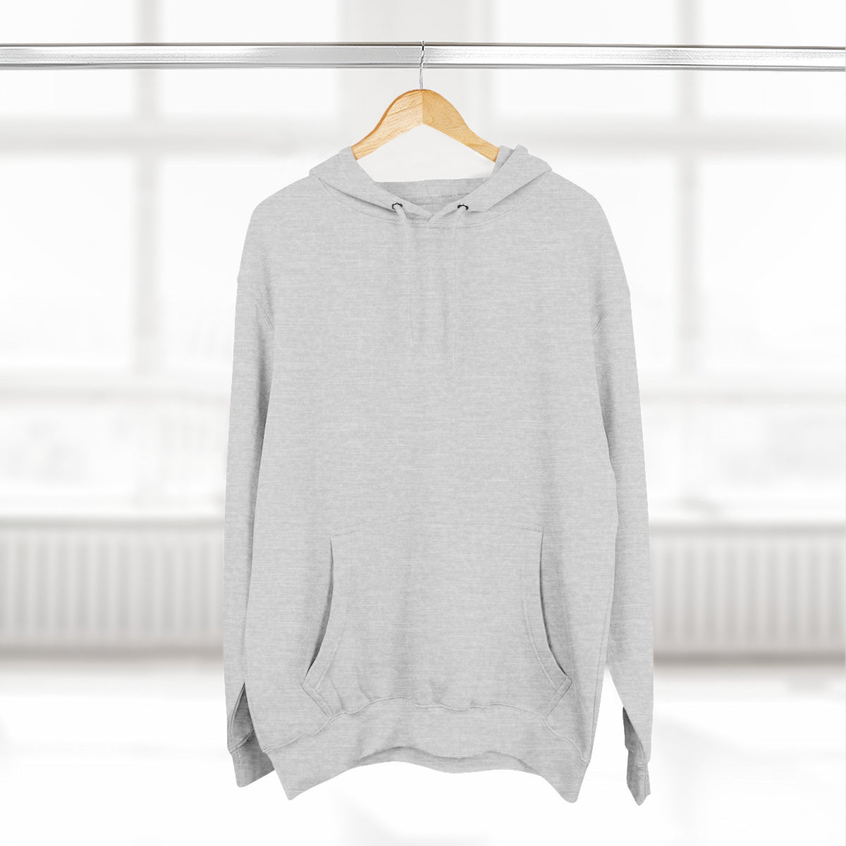 Three-Panel Fleece Hoodie