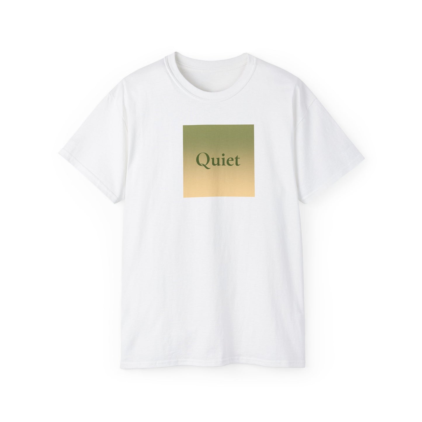 Quiet Square Tee — Minimalist Relaxed Cotton T‑Shirt