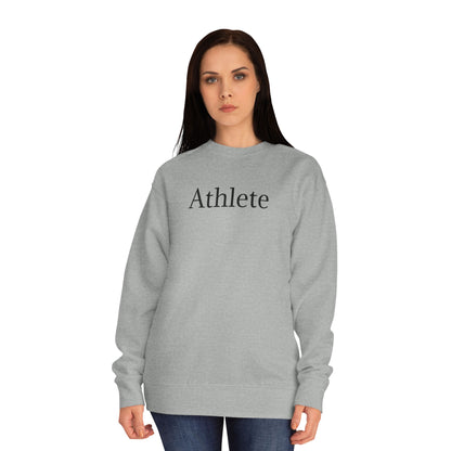Athlete Crewneck Sweatshirt — Minimal Athletic Graphic Pullover
