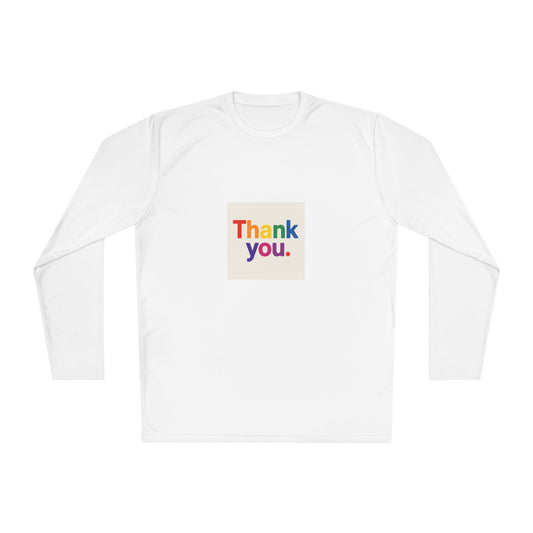 Thank You Rainbow Long Sleeve Tee