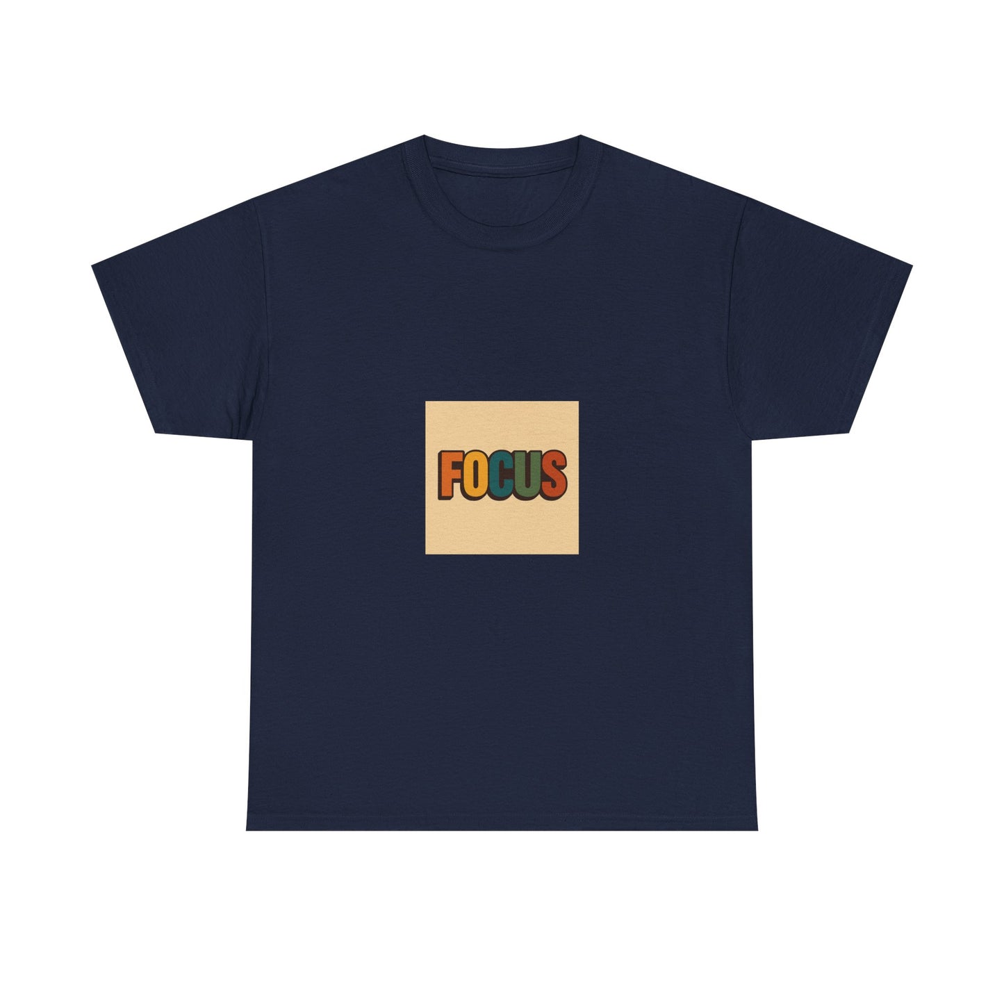 Focus Graphic Tee — Minimalist Motivational Cotton T-Shirt