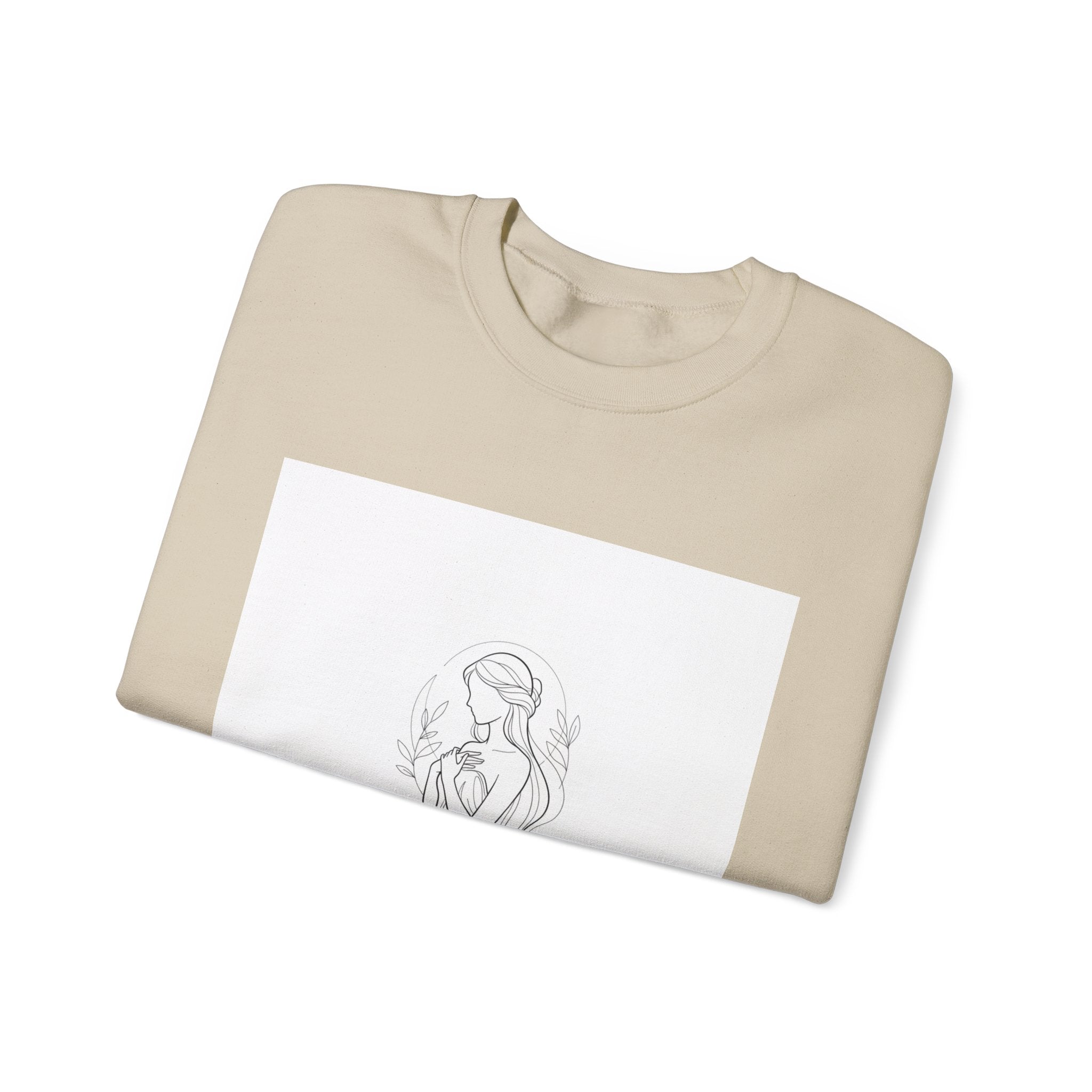 Wisdom Lies Within Crewneck Sweatshirt | mythic design, stoic philosophy art