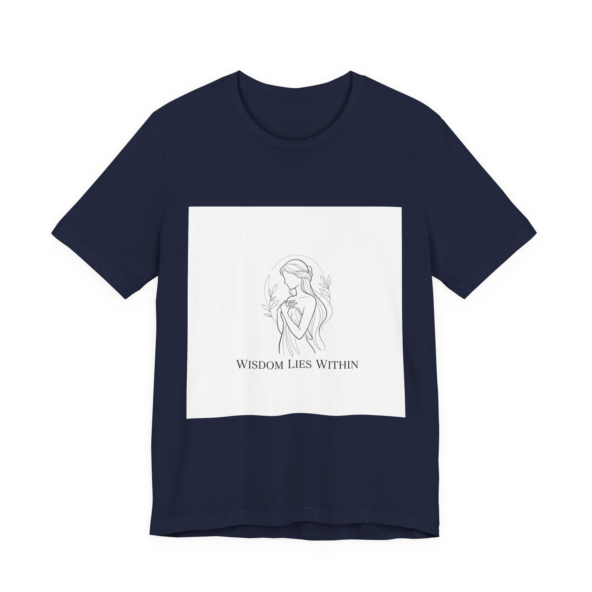 Wisdom Lies Within Tee | Mythic Minimalism, stoic philosophy art