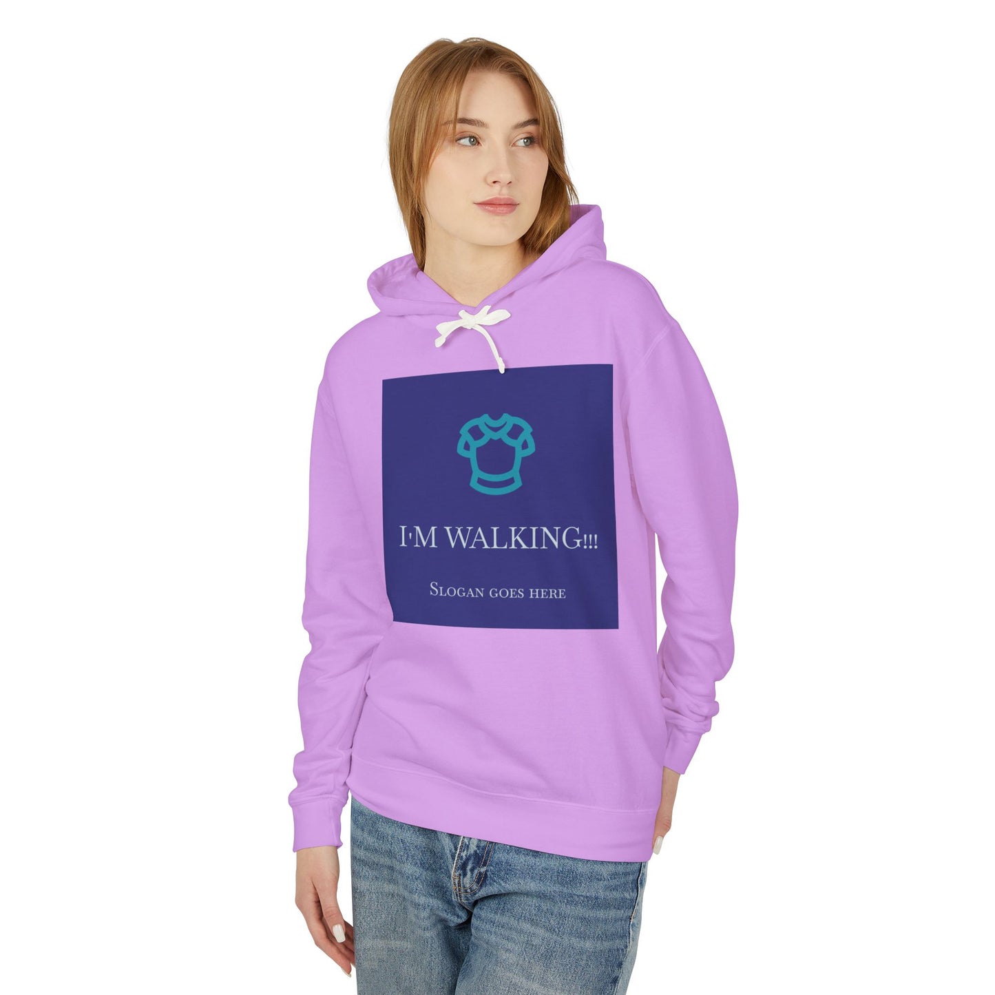 Walkathon Hoodie — "I'M WALKING!!!" Charity Event Sweatshirt