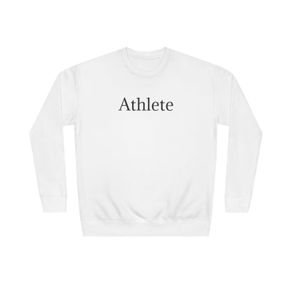 Athlete Crewneck Sweatshirt — Minimal Athletic Graphic Pullover