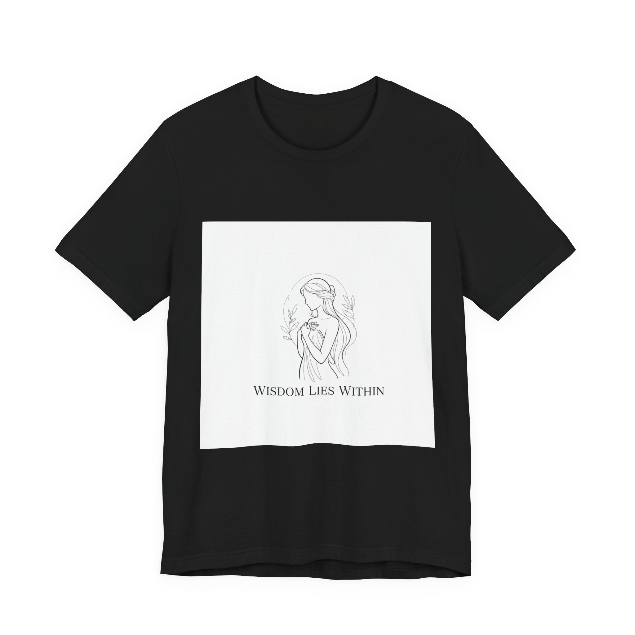 Wisdom Lies Within Tee | Mythic Minimalism, stoic philosophy art